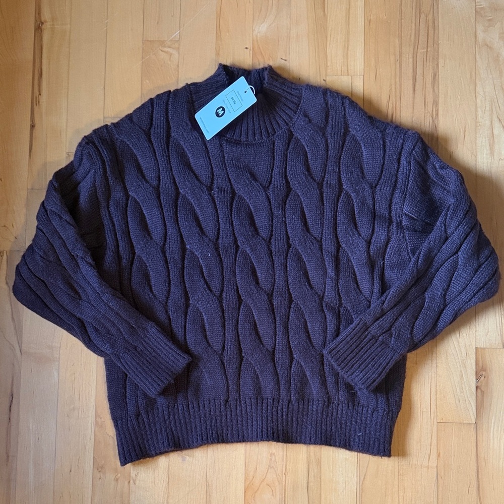 NWT brown sweater